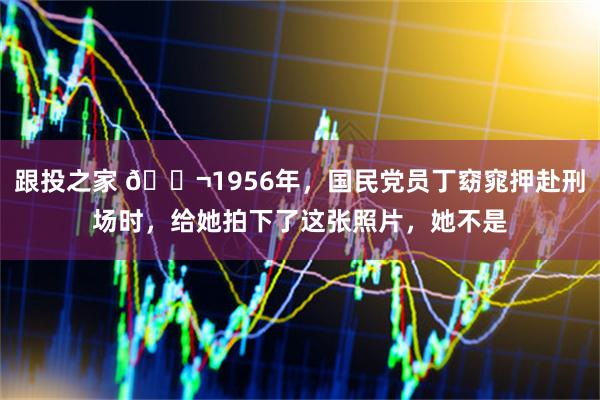 跟投之家 🌬1956年，国民党员丁窈窕押赴刑场时，给她拍下了这张照片，她不是