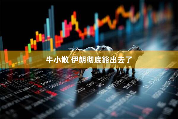 牛小散 伊朗彻底豁出去了