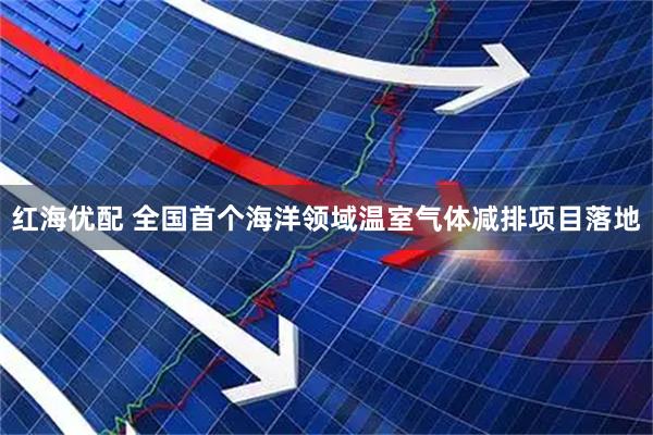 红海优配 全国首个海洋领域温室气体减排项目落地