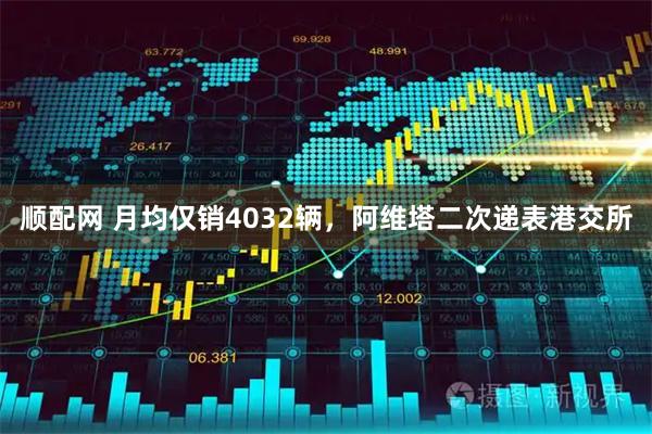 顺配网 月均仅销4032辆,阿维塔二次递表港交所