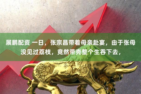 展鹏配资 一日,张宗昌带着母亲赴宴,由于张母没见过荔枝,竟然带壳整个生吞下去,