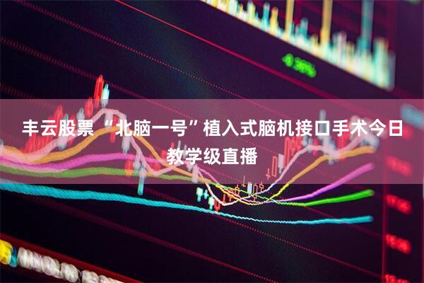 丰云股票 “北脑一号”植入式脑机接口手术今日教学级直播
