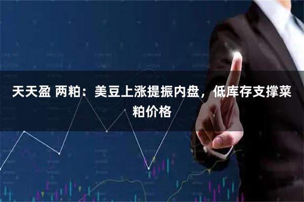 天天盈 两粕：美豆上涨提振内盘，低库存支撑菜粕价格