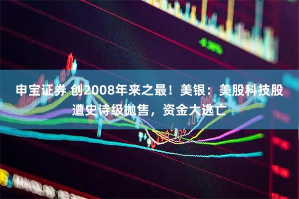 申宝证券 创2008年来之最!美银:美股科技股遭史诗级抛售,资金大逃亡