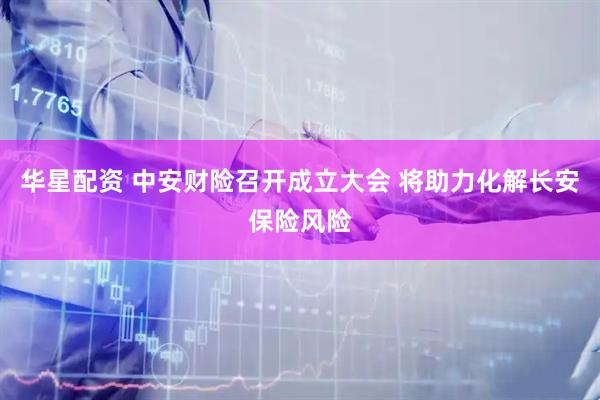 华星配资 中安财险召开成立大会 将助力化解长安保险风险